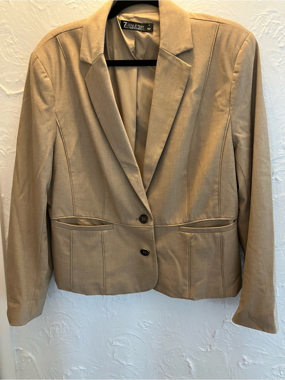 New York & Company Tan Two-Piece Pantsuit - Picture 8 of 8
